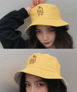 Mũ bucket nam nữ, mũ vanh nữ chất nhung tăm phụ kiện thời trang phong cách